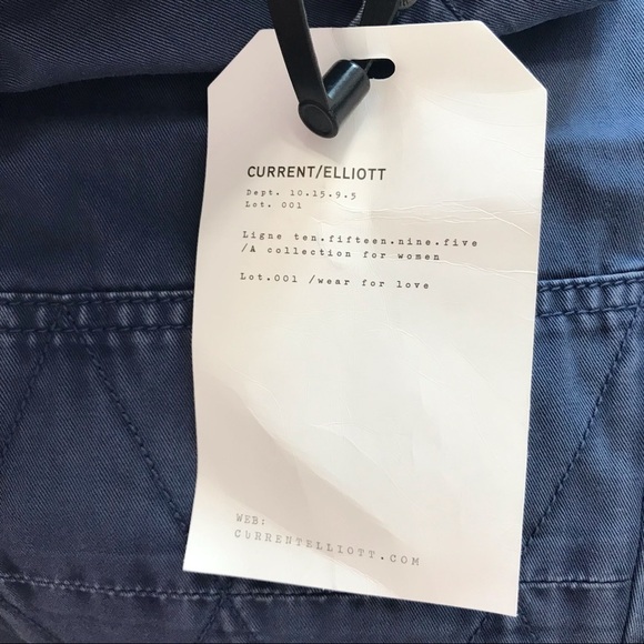 New! Current Elliot The Debbie Crop Straight Leg Ankle Pants - Picture 9 of 11